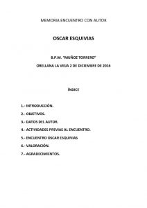 thumbnail of MEMORIA OSCAR ESQUIVIAS